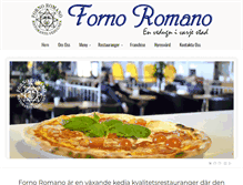 Tablet Screenshot of fornoromano.se